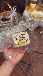 CreamPig Studio【手描きねこちゃんトースト】 Squishy Collectibles