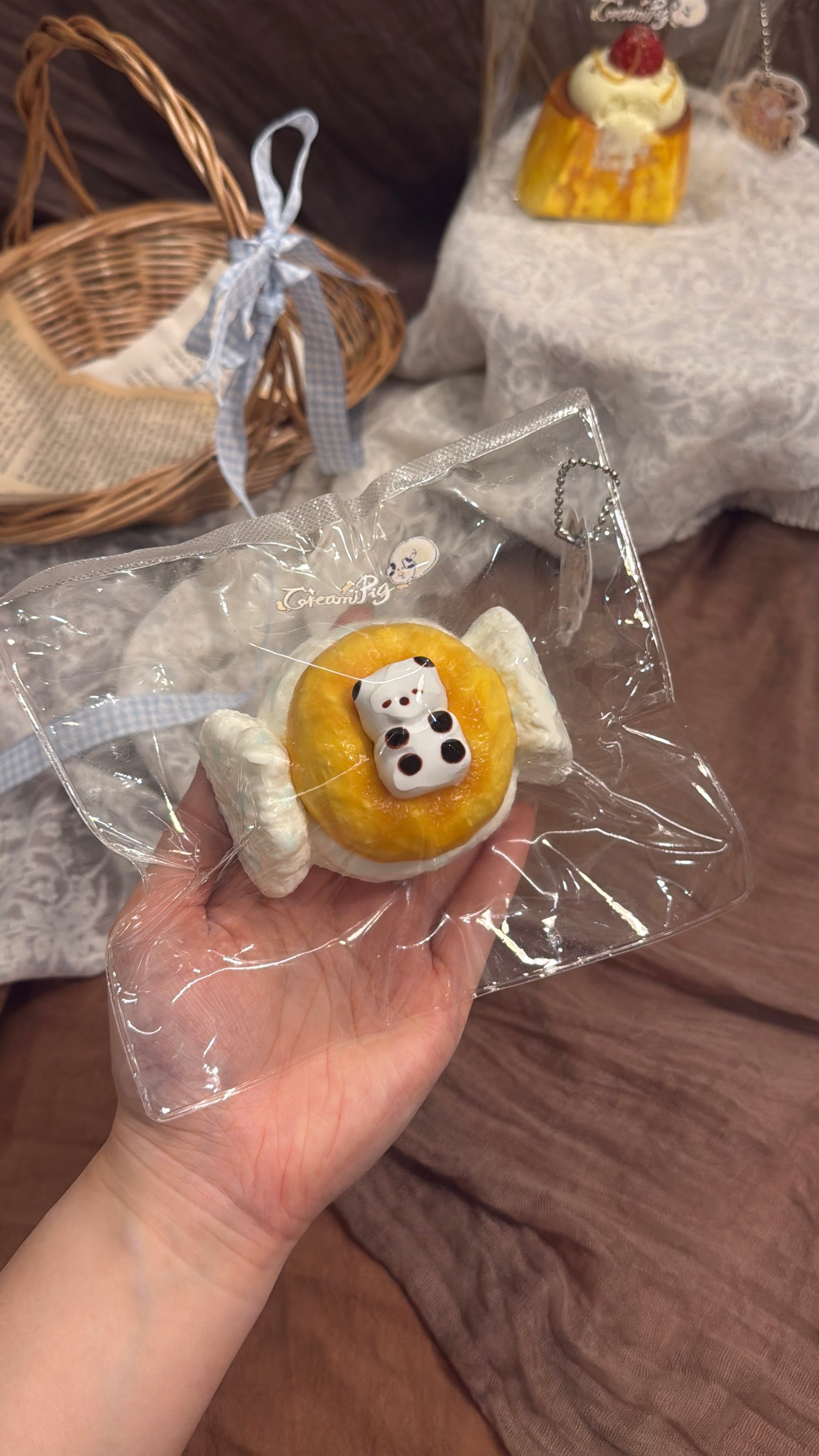 CreamPig Studio【水玉くまクッキー】 Squishy Collectibles