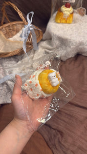CreamPig Studio【水玉くまクッキー】 Squishy Collectibles