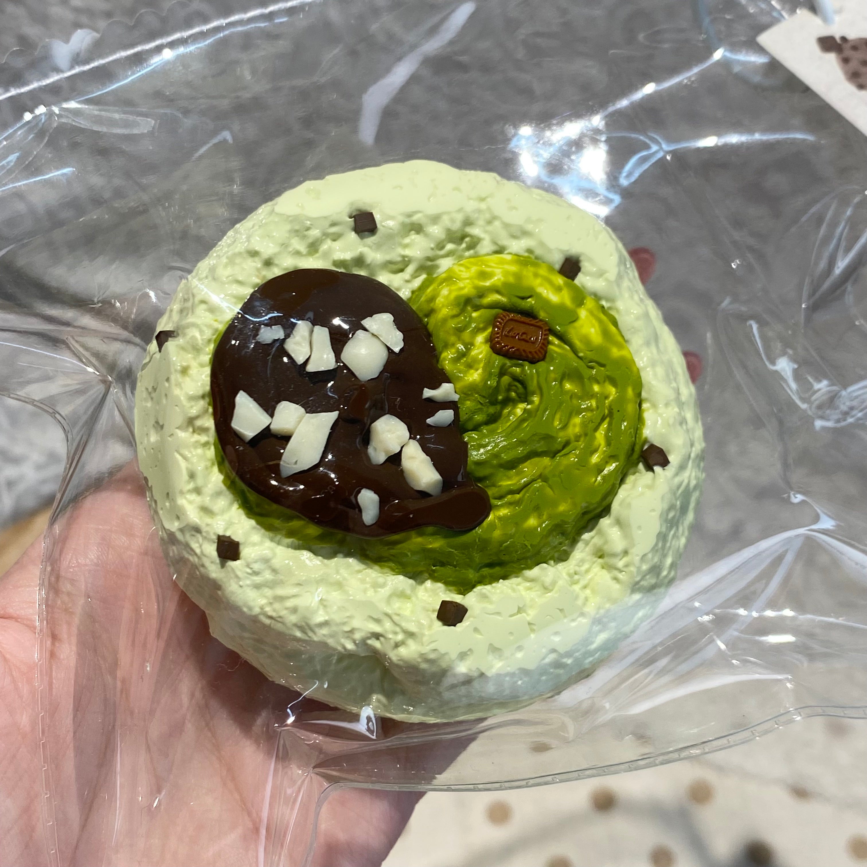 【Matcha Chocolate Palmier Toast】Squishy stress relief toy