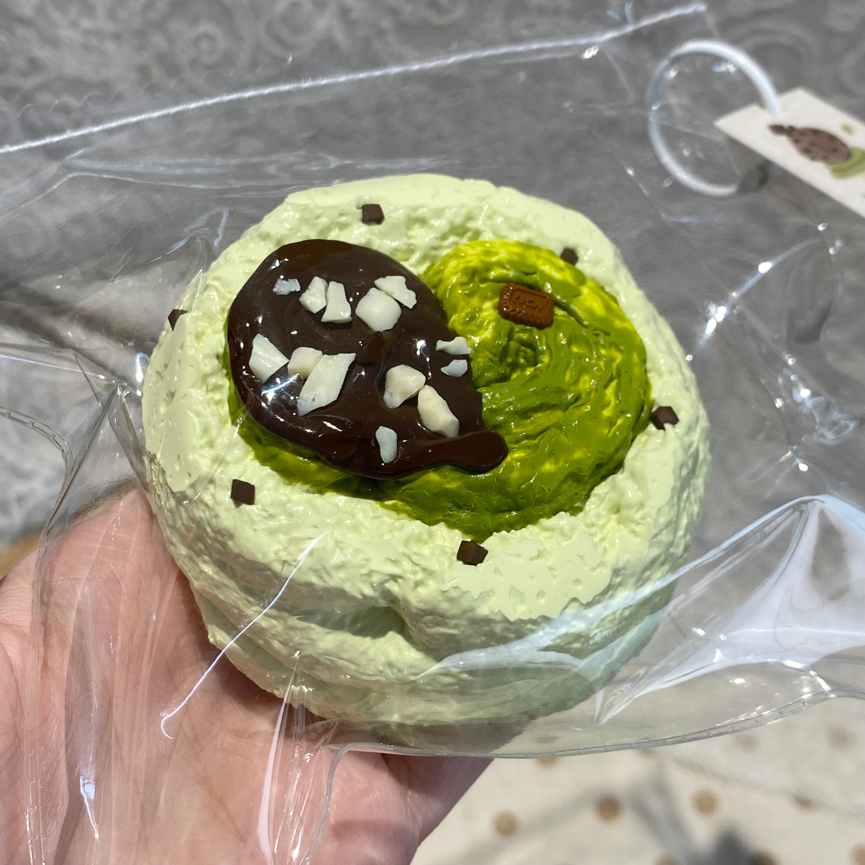 【Matcha Chocolate Palmier Toast】Squishy stress relief toy