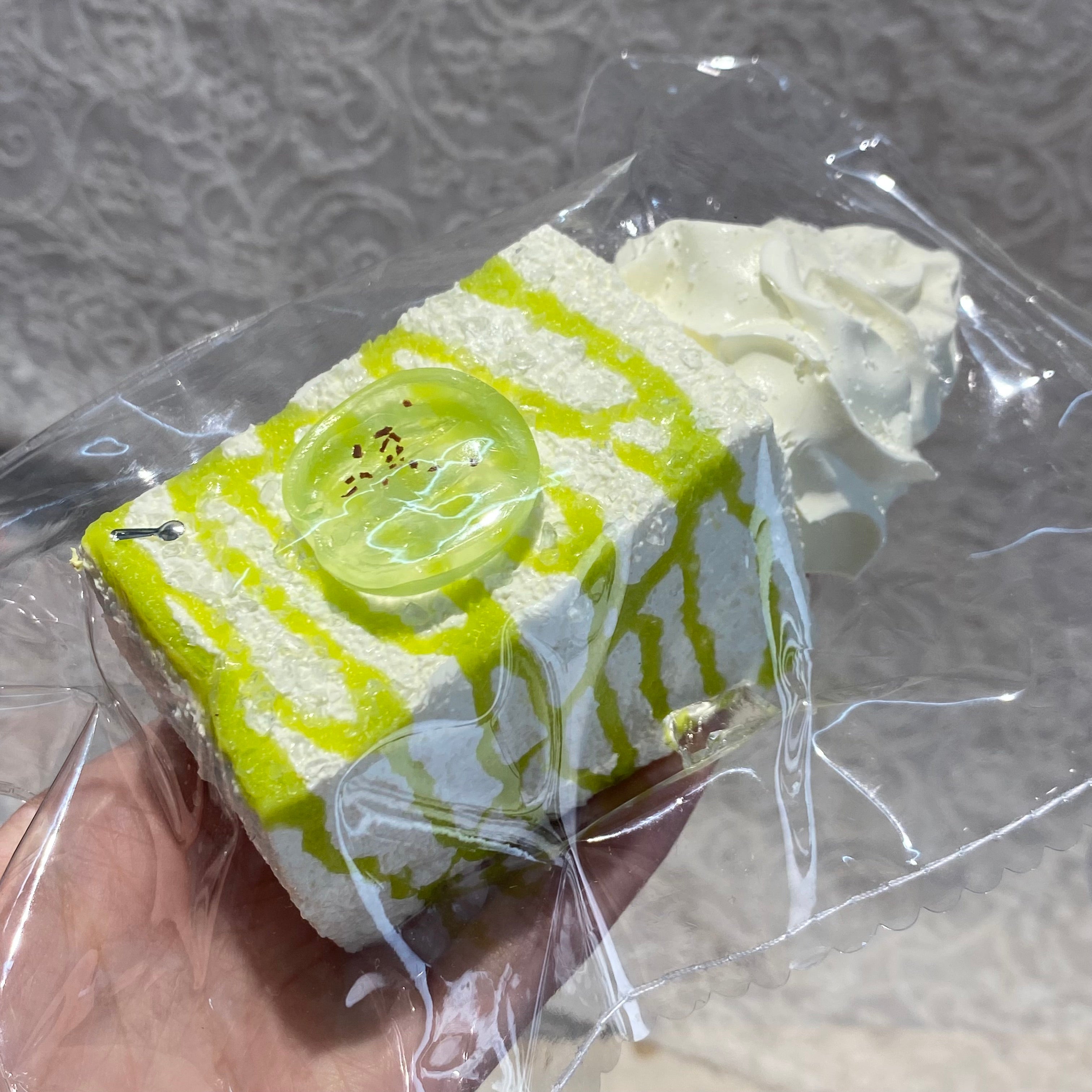 【Green Grape Snow Top Toast】Squishy stress relief toy