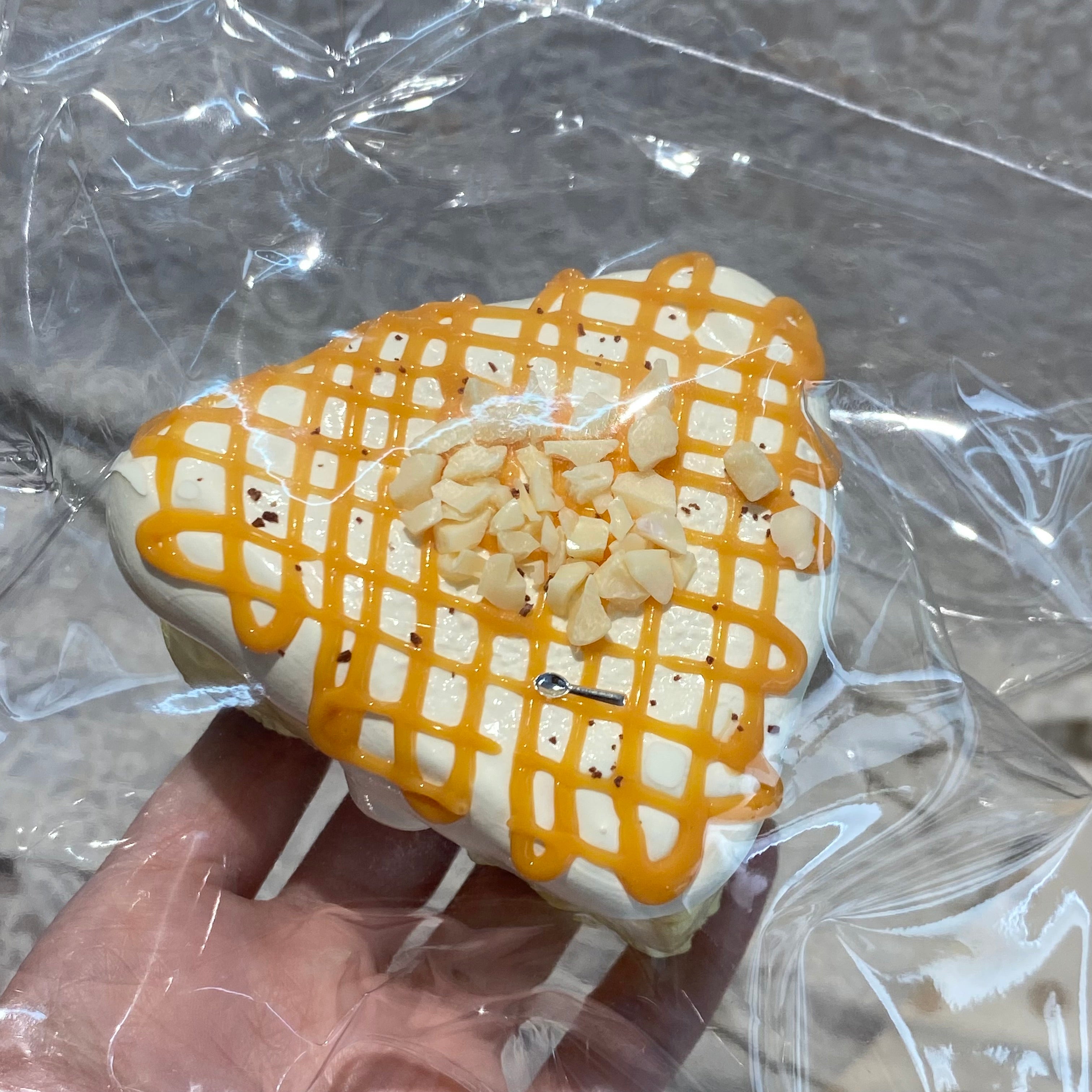 【Caramel Almond Soy Milk Basque Cheesecake】Squishy stress relief toy