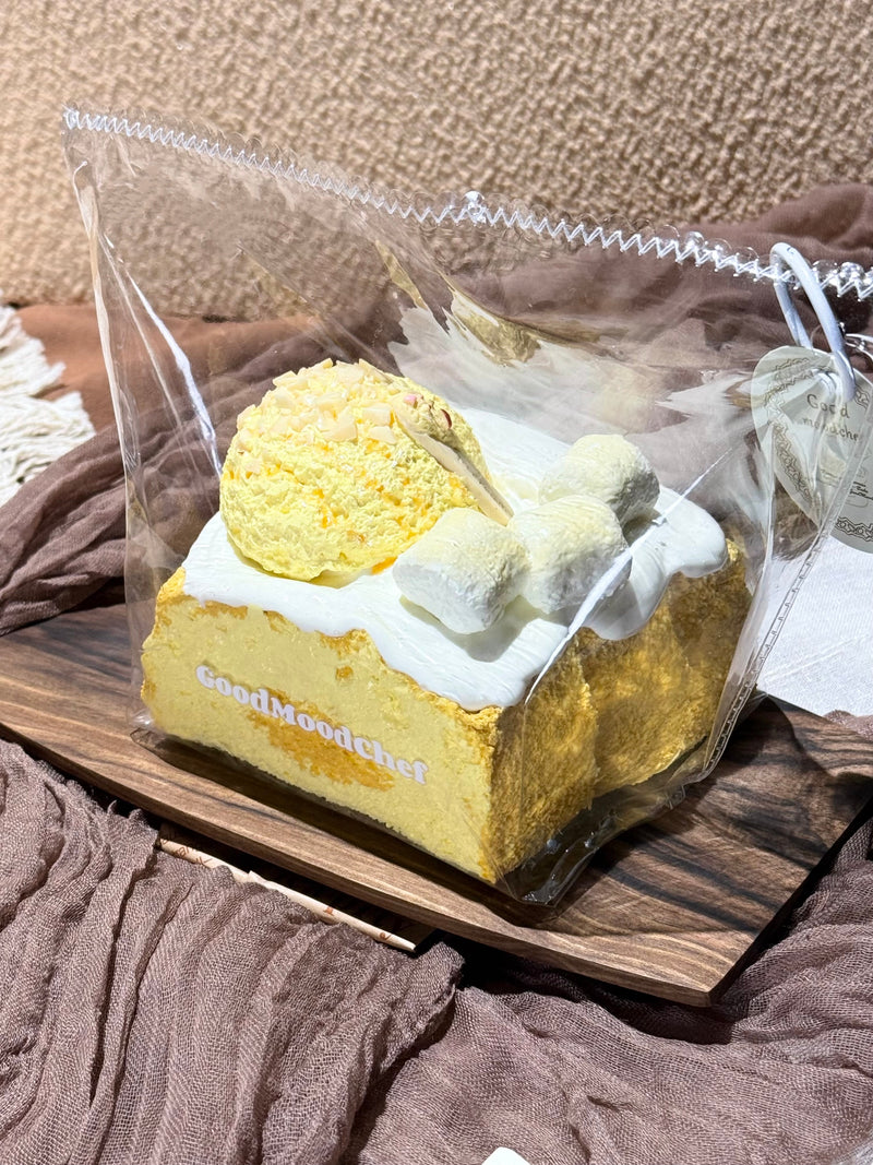 【Giant! Peanut Thick Soy Milk Ice Cream Toast】Squishy stress relief toy