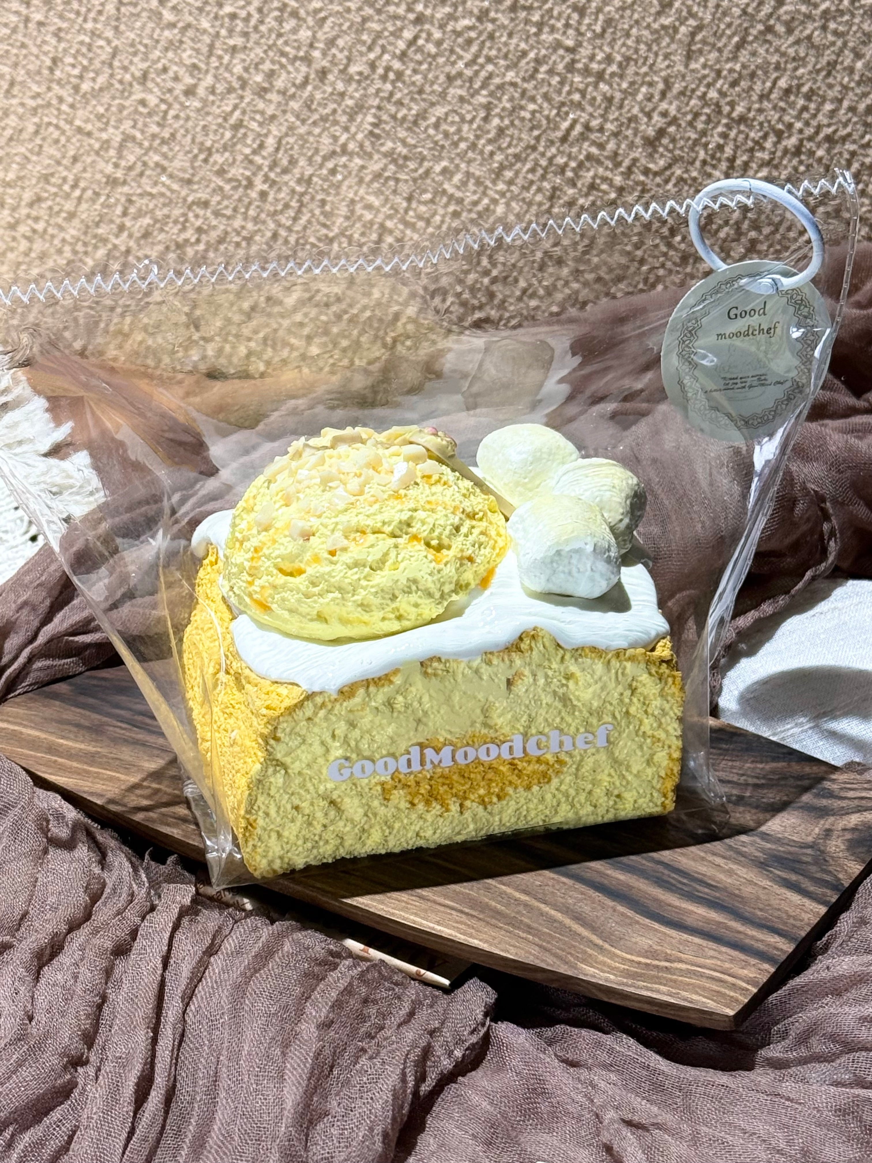 【Giant! Peanut Thick Soy Milk Ice Cream Toast】Squishy stress relief toy