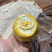 【Banana Chip Cream Chiffon Cake】Squishy Stress Relief Toy