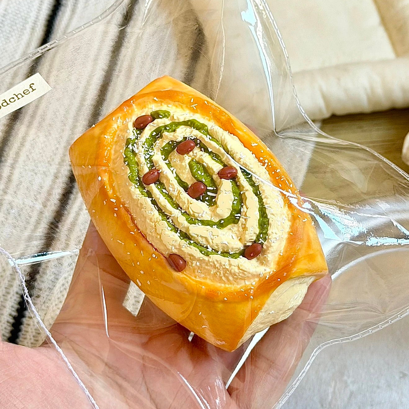 Good Mood Chef【抹茶あずきのちぎりパン】 Squishy Collectibles