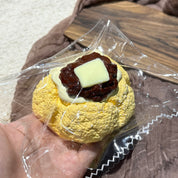 【Red Bean Butter Puff】Squishy Stress Relief Toy