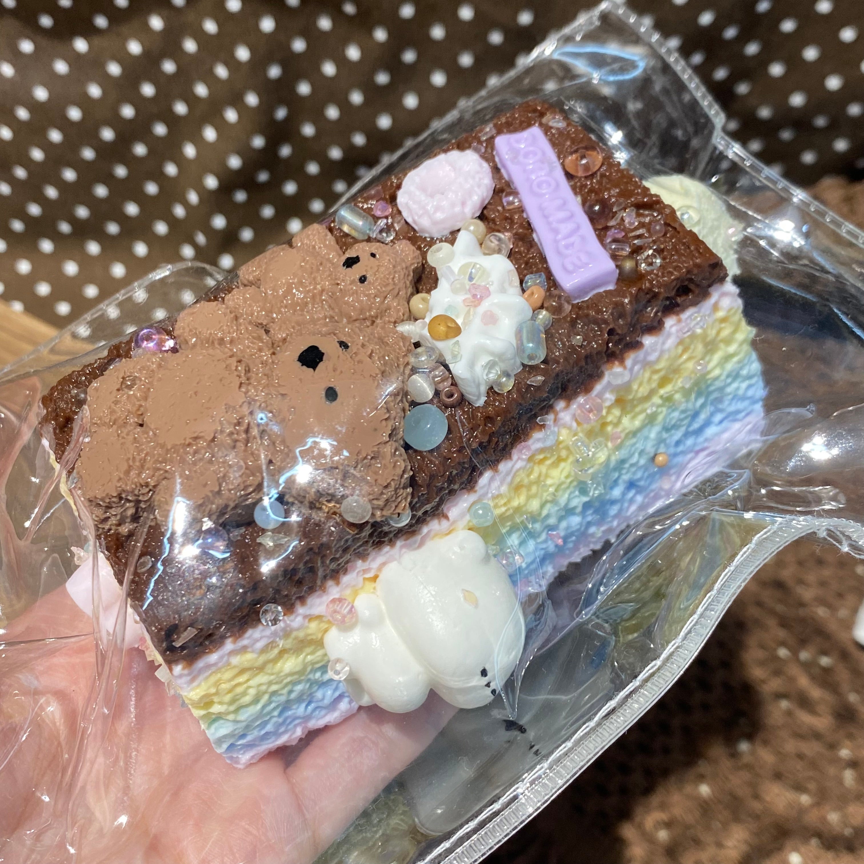 Doro studio  【Rainbow Filled Chocolate Bears】Squishy stress relief toy