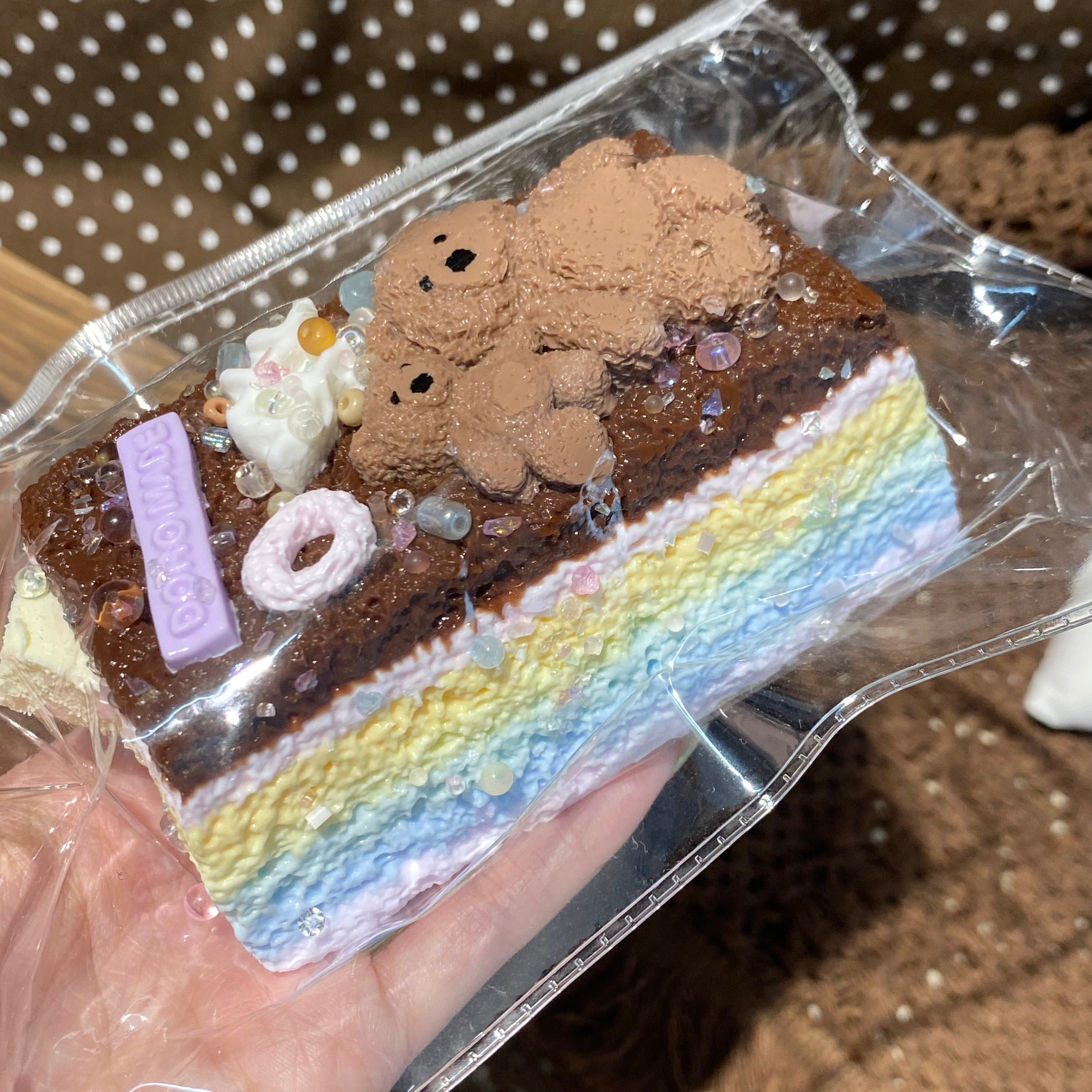 Doro studio  【Rainbow Filled Chocolate Bears】Squishy stress relief toy