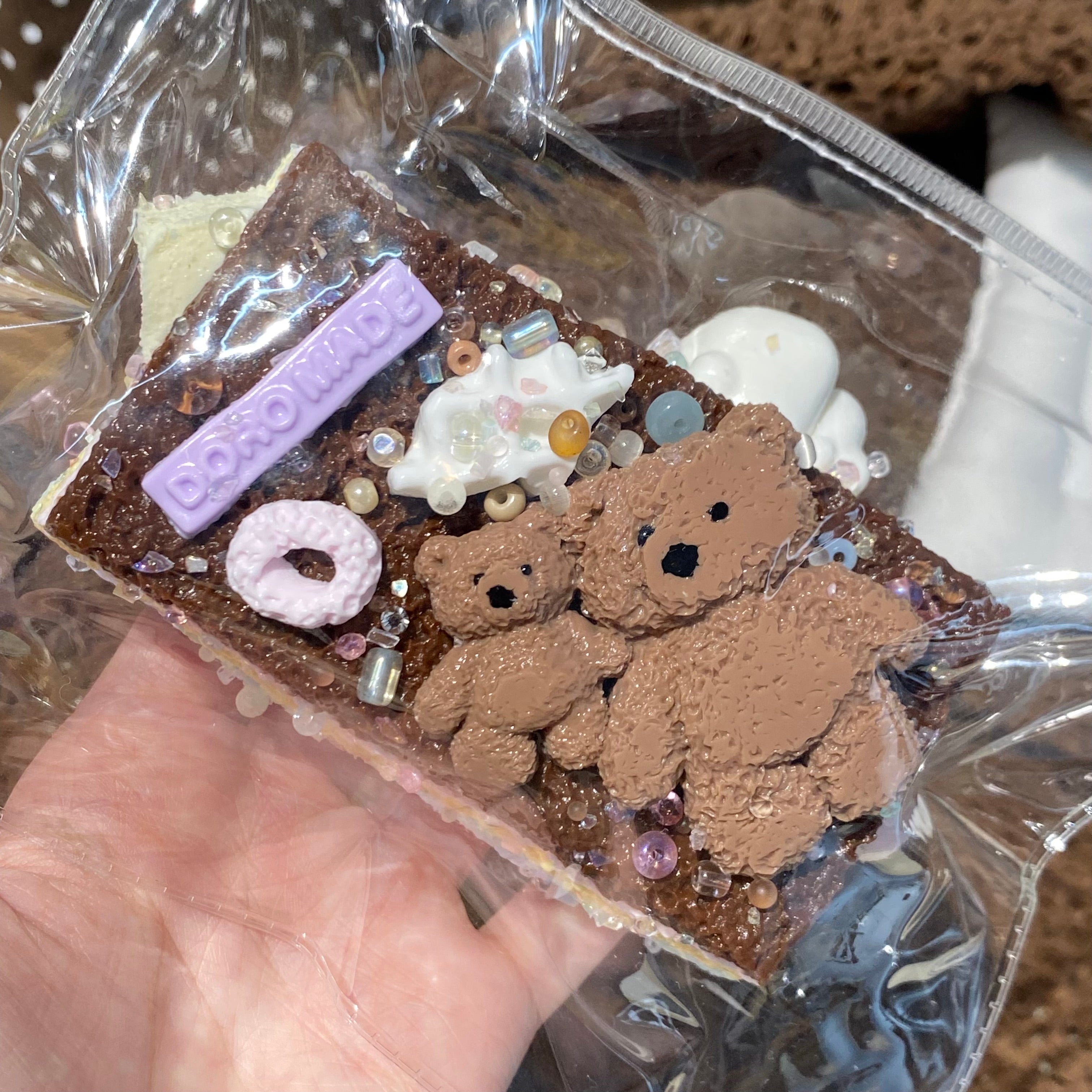 Doro studio  【Rainbow Filled Chocolate Bears】Squishy stress relief toy