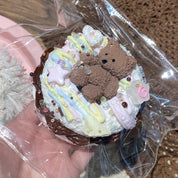 Doro studio  【Little Bear Chocolate Donuts】Squishy stress relief toy