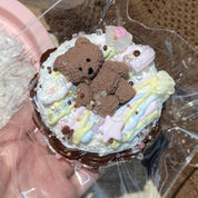 Doro studio  【Little Bear Chocolate Donuts】Squishy stress relief toy