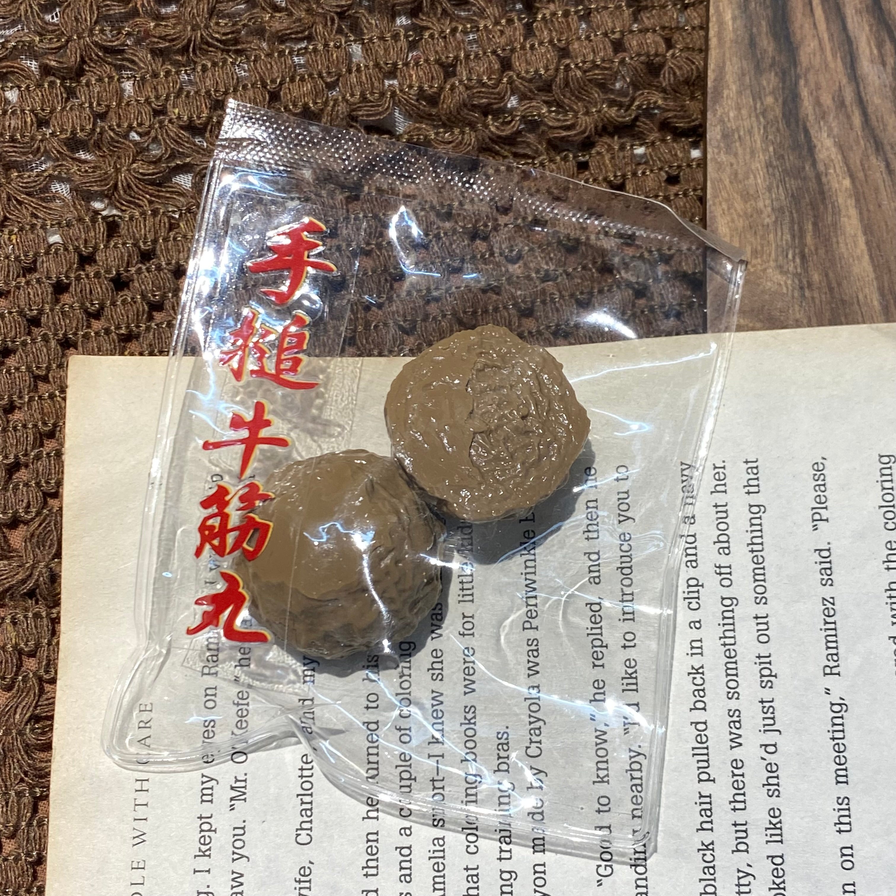 No hangtags or transfer stickers will be provided【nosweetpie】Beef balls   Squishy stress relief toy