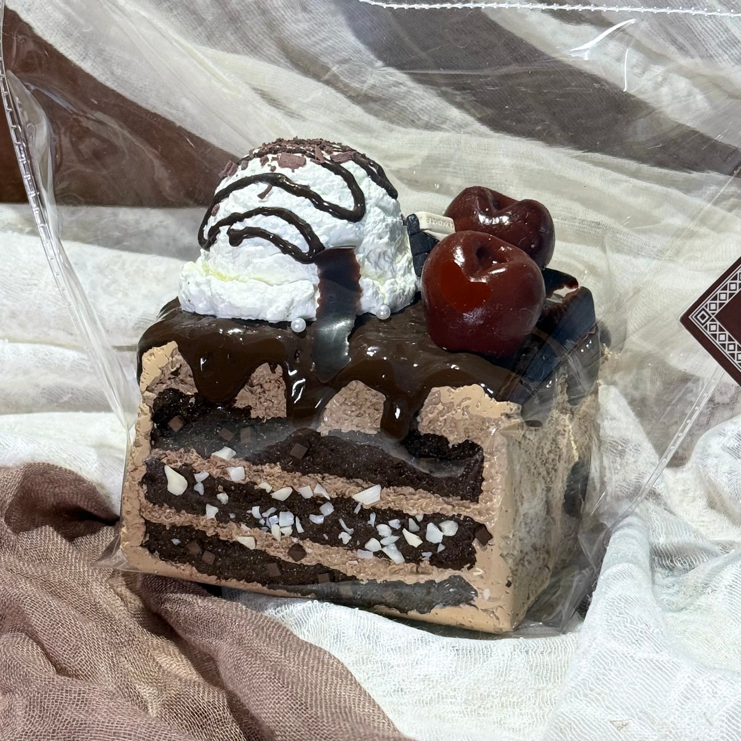 【Cherry Black Forest Toast】Squishy stress relief toy