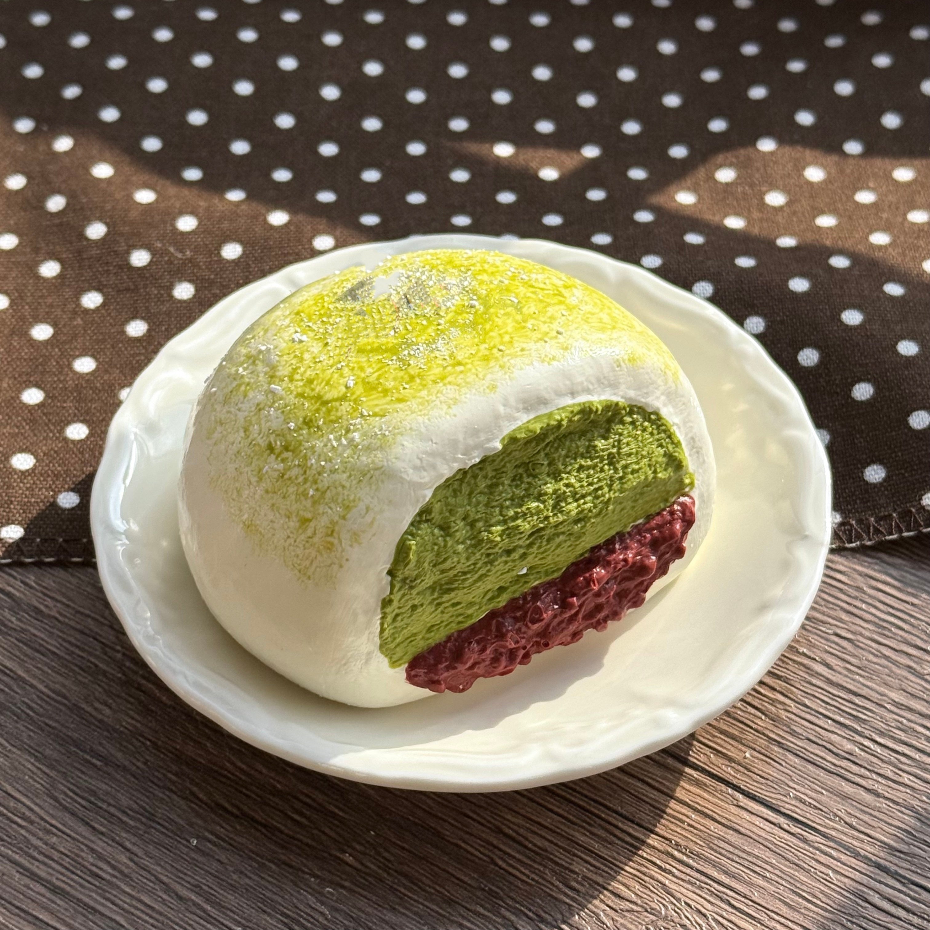 【Matcha An Daifuku】Squishy Stress Relief Rice Cake Toy