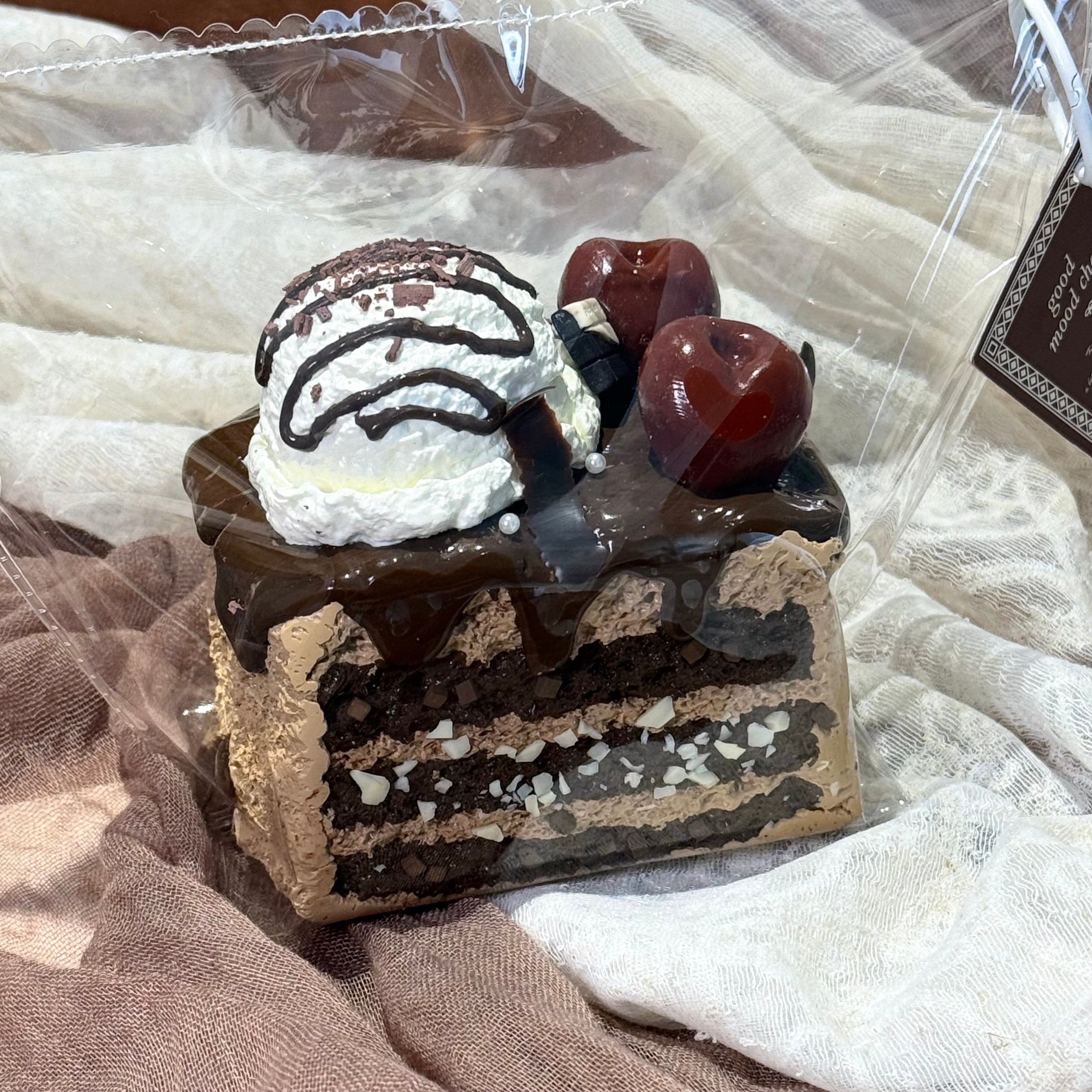 【Cherry Black Forest Toast】Squishy stress relief toy