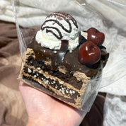 【Cherry Black Forest Toast】Squishy stress relief toy