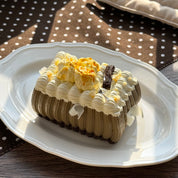 【Caramel Cocoa Crunch Cake】 Squishy Stress Relief Toy