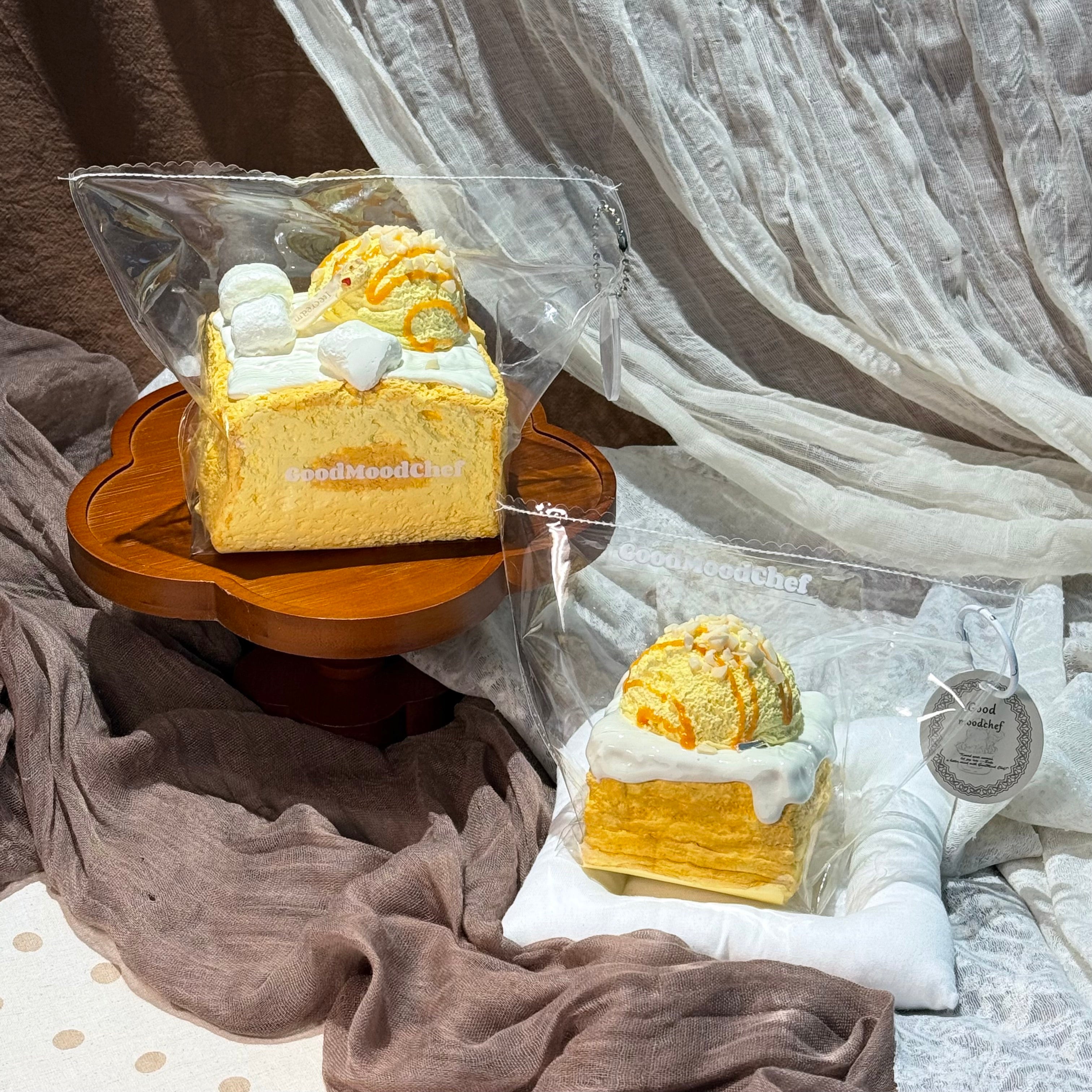 【Peanut Soy Milk Toast】Squishy stress relief toy