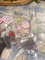 Betty Diary💗「ミニローズクォーツクリアハート」 Squishy stress relief toy