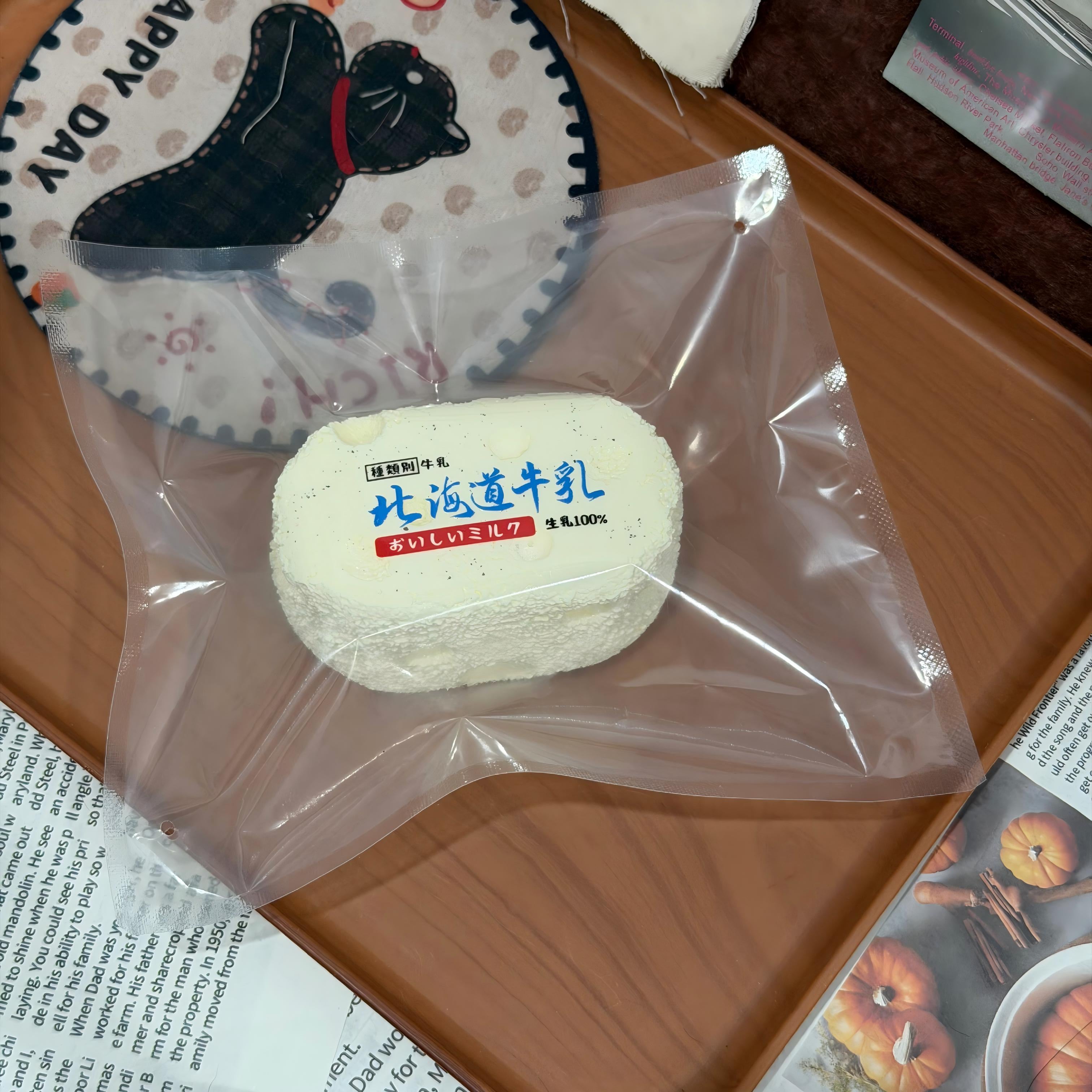 VISHWA Studio【 北海道牛乳せんべい】 Squishy stress relief toy