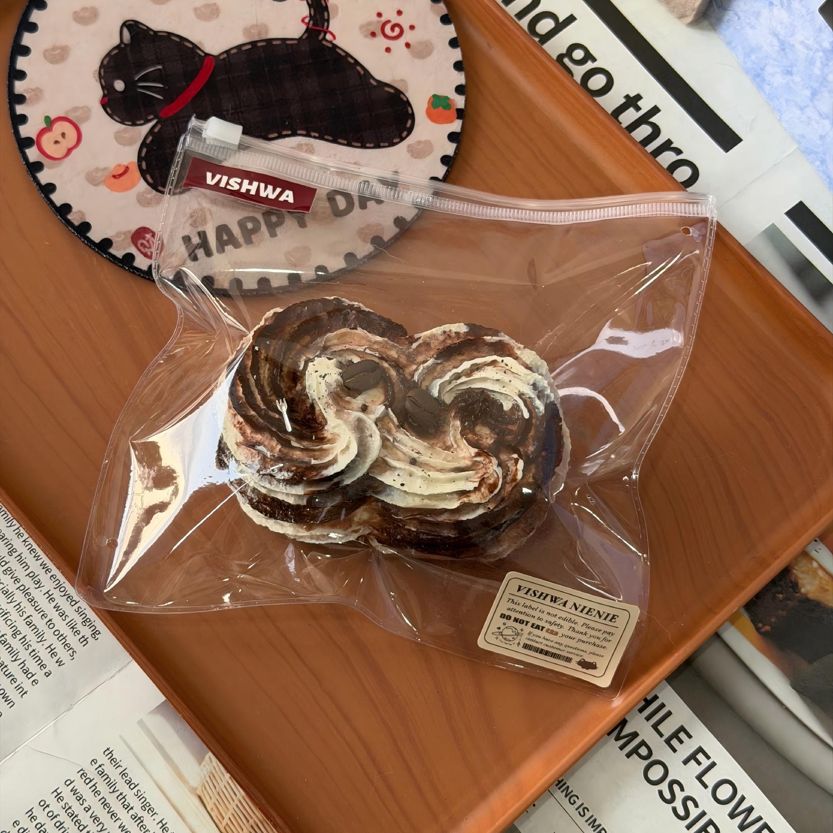 VISHWA Studio【 チョコクッキーダブル】 Squishy stress relief toy
