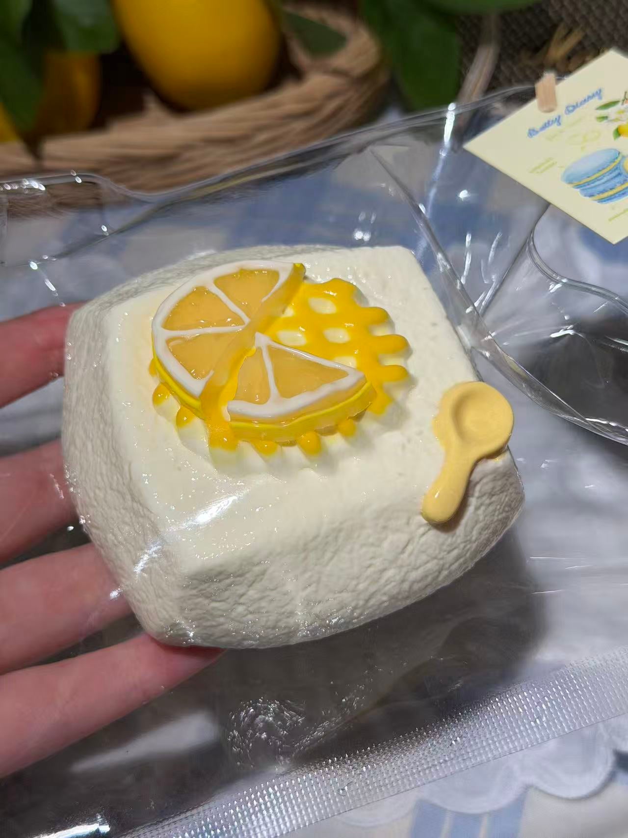 Betty Diary🍋「レモンクッキーミルクケーキ」 Squishy stress relief toy