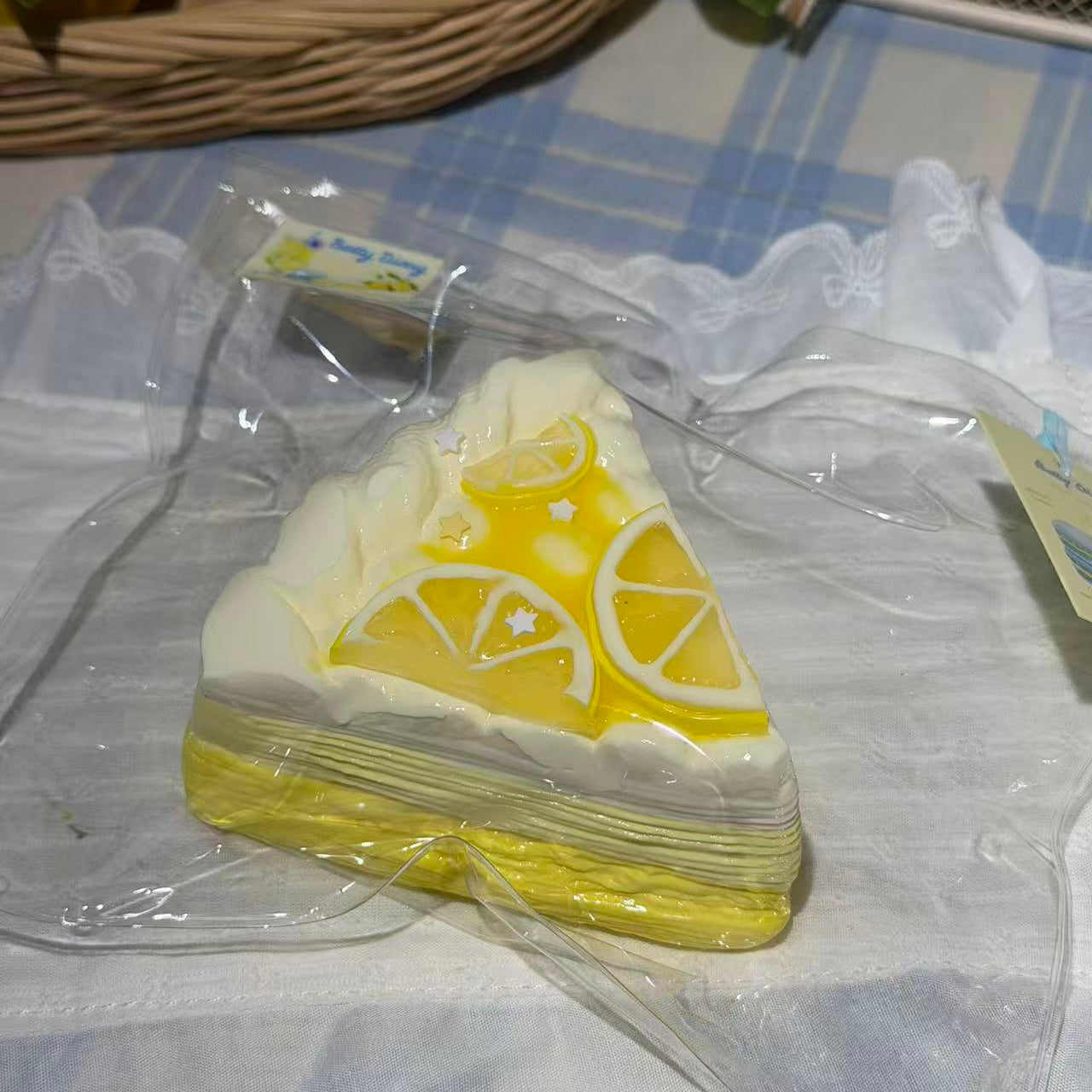 Betty Diary🍋「レモンミルクレープ」 Squishy stress relief toy