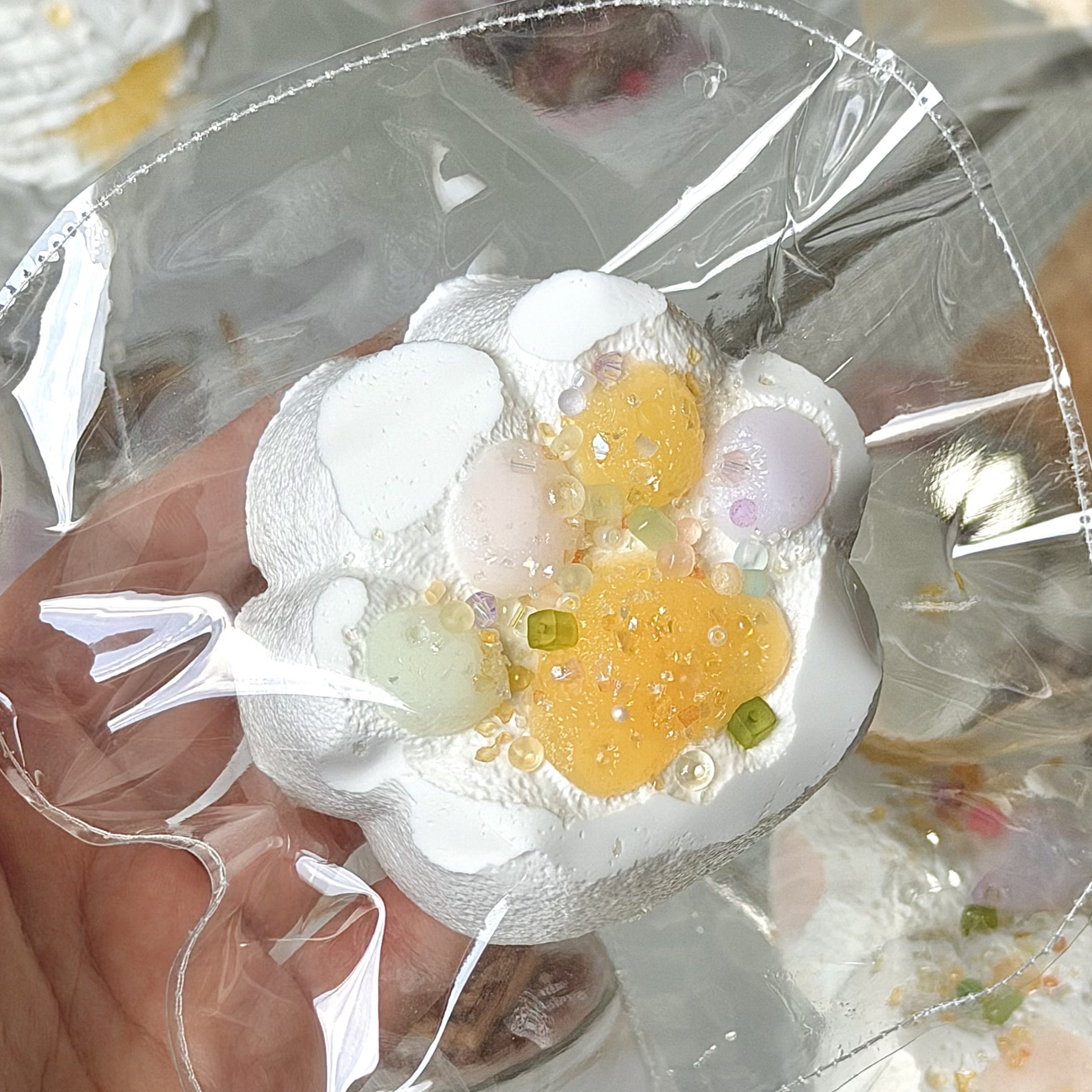 Duozai【Jam‑filled cat paw】Squishy stress relief toy