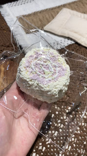 【Taro Cream Swiss Roll】Squishy stress relief toy