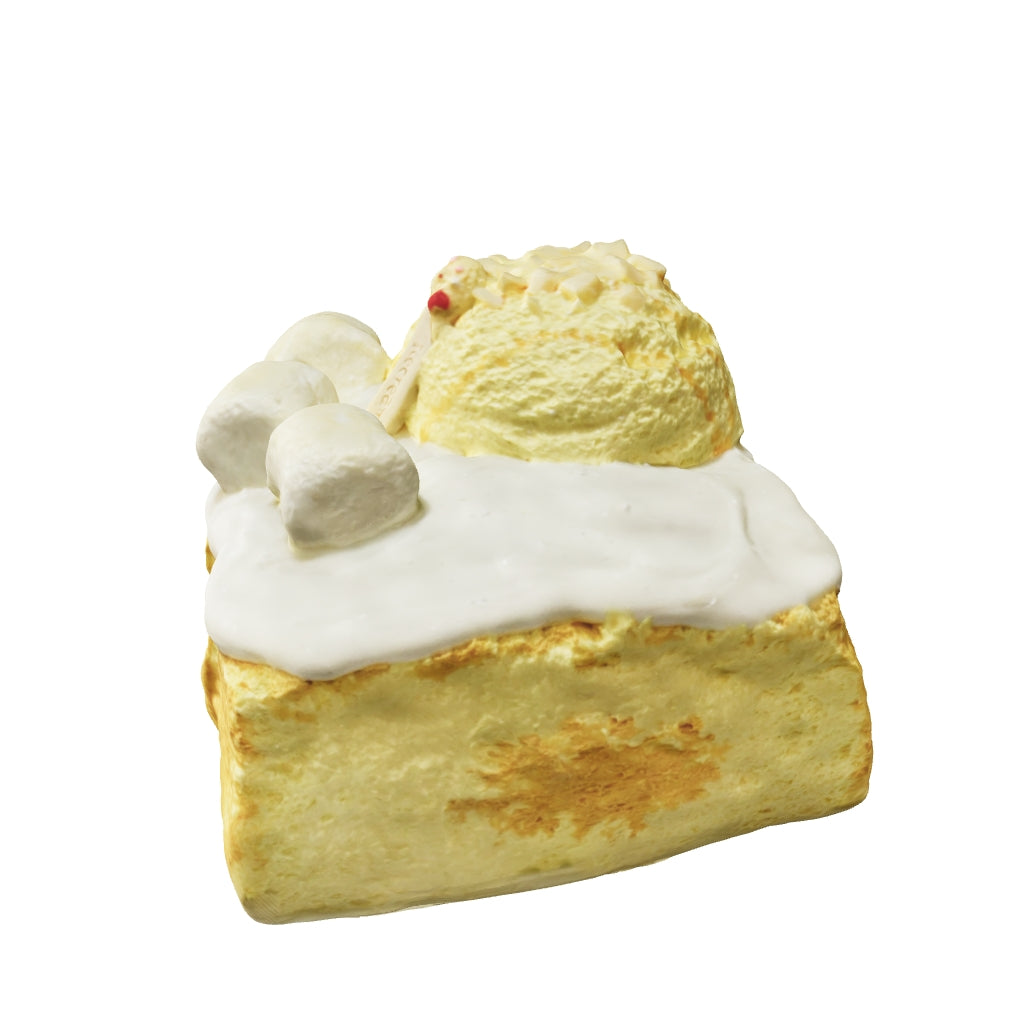 【Giant! Peanut Thick Soy Milk Ice Cream Toast】Squishy stress relief toy
