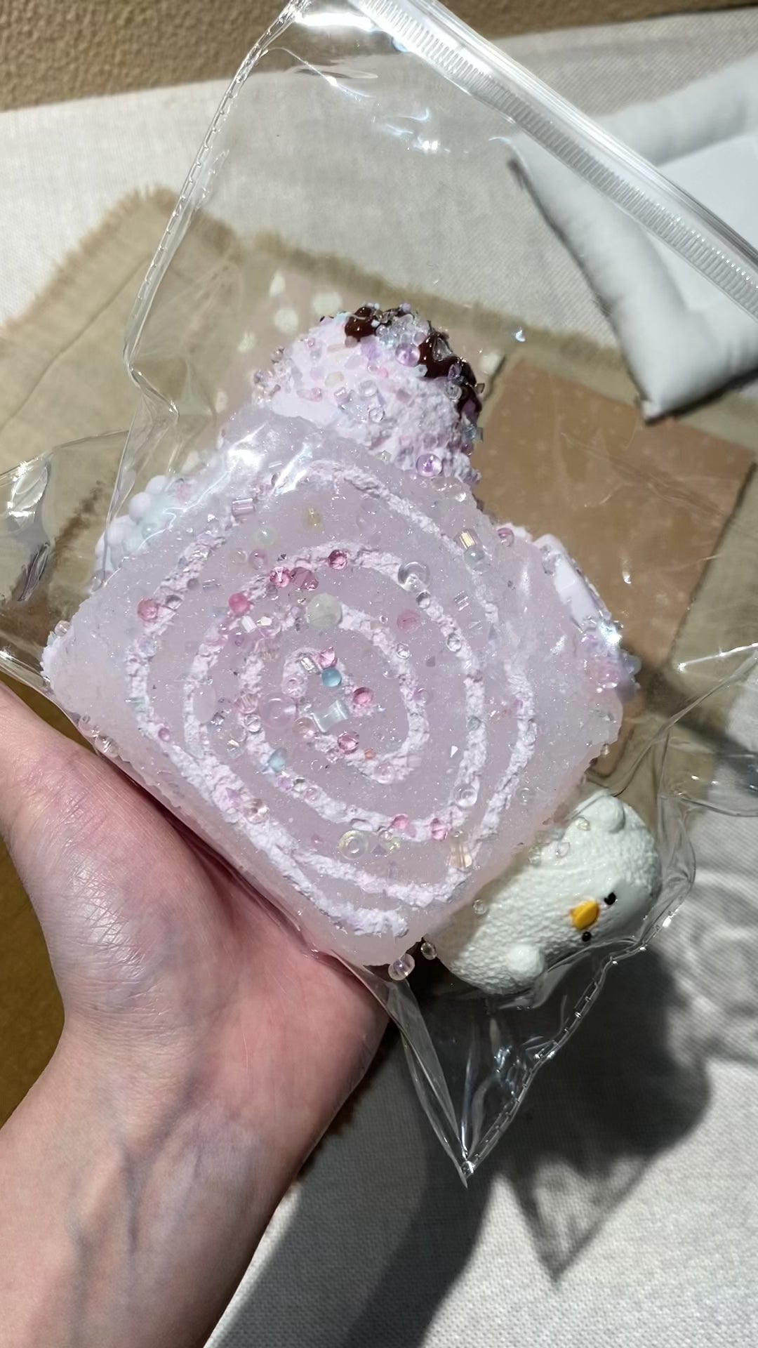 Doro studio【三層トースト】 Squishy stress relief toy