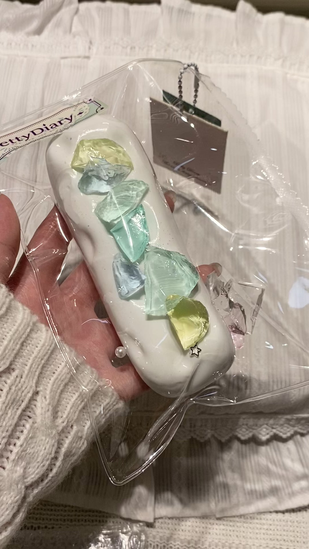 【Colorful Gemstone Milk Cake Bar】Squishy stress relief toy