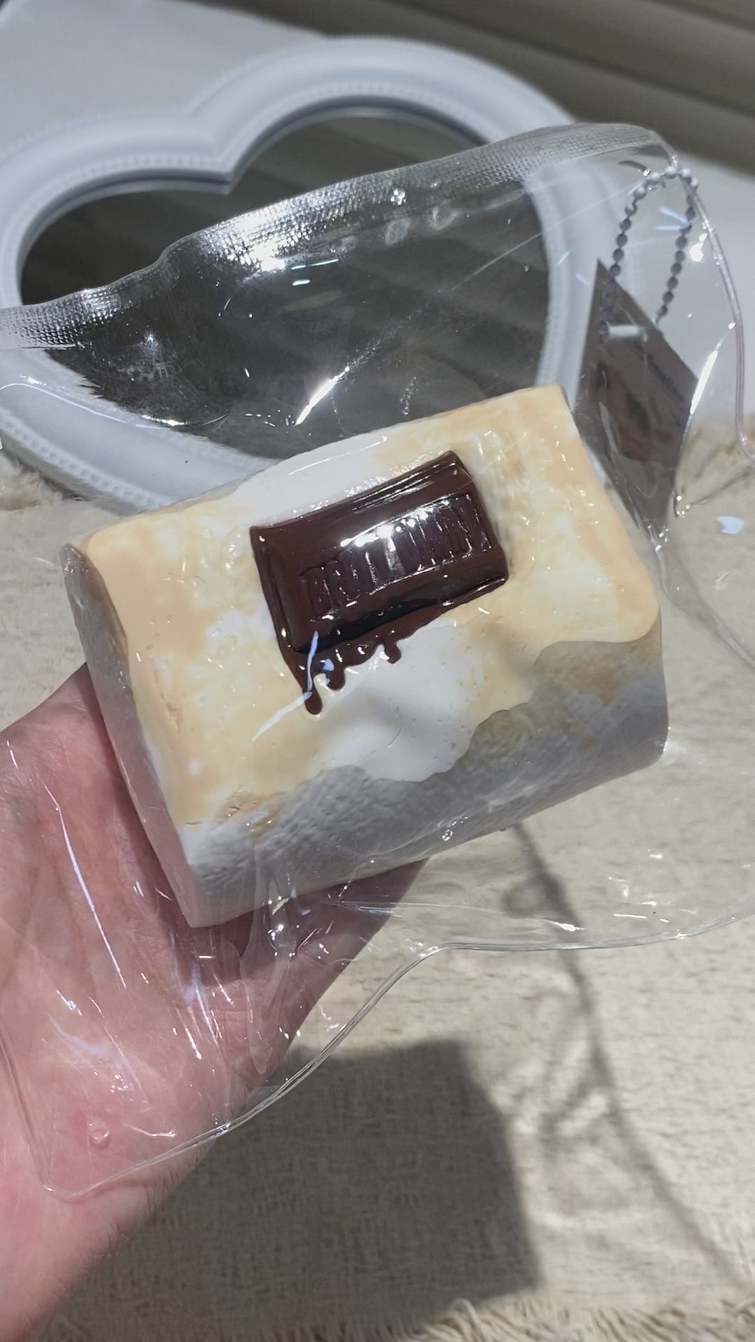 【Caramel Chocolate Marshmallow】Squishy Stress Relief Toy