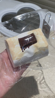 【Caramel Chocolate Marshmallow】Squishy Stress Relief Toy