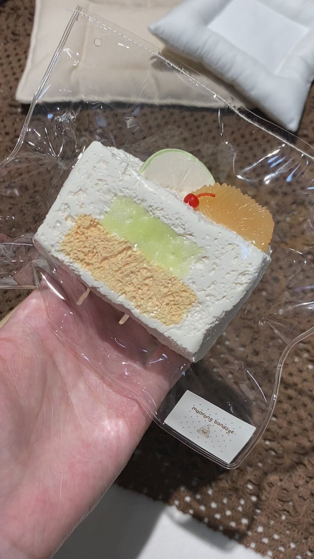 【Orange and Shine Muscat Toast】Squishy stress relief toy