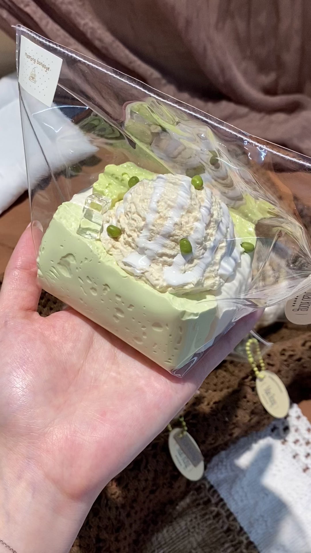 【MAORONG  Ice Cream Toast】Squishy Stress Relief Toy