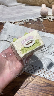 【Matcha Taro Mini Toast】Squishy stress relief toy