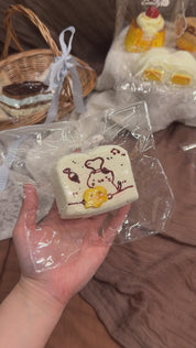 CreamPig Studio【手描きねこちゃんトースト】 Squishy Collectibles