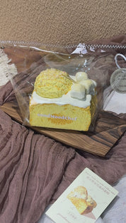 【Giant! Peanut Thick Soy Milk Ice Cream Toast】Squishy stress relief toy