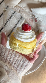 【Strawberry Topped Pancake】Squishy Stress Relief Toy