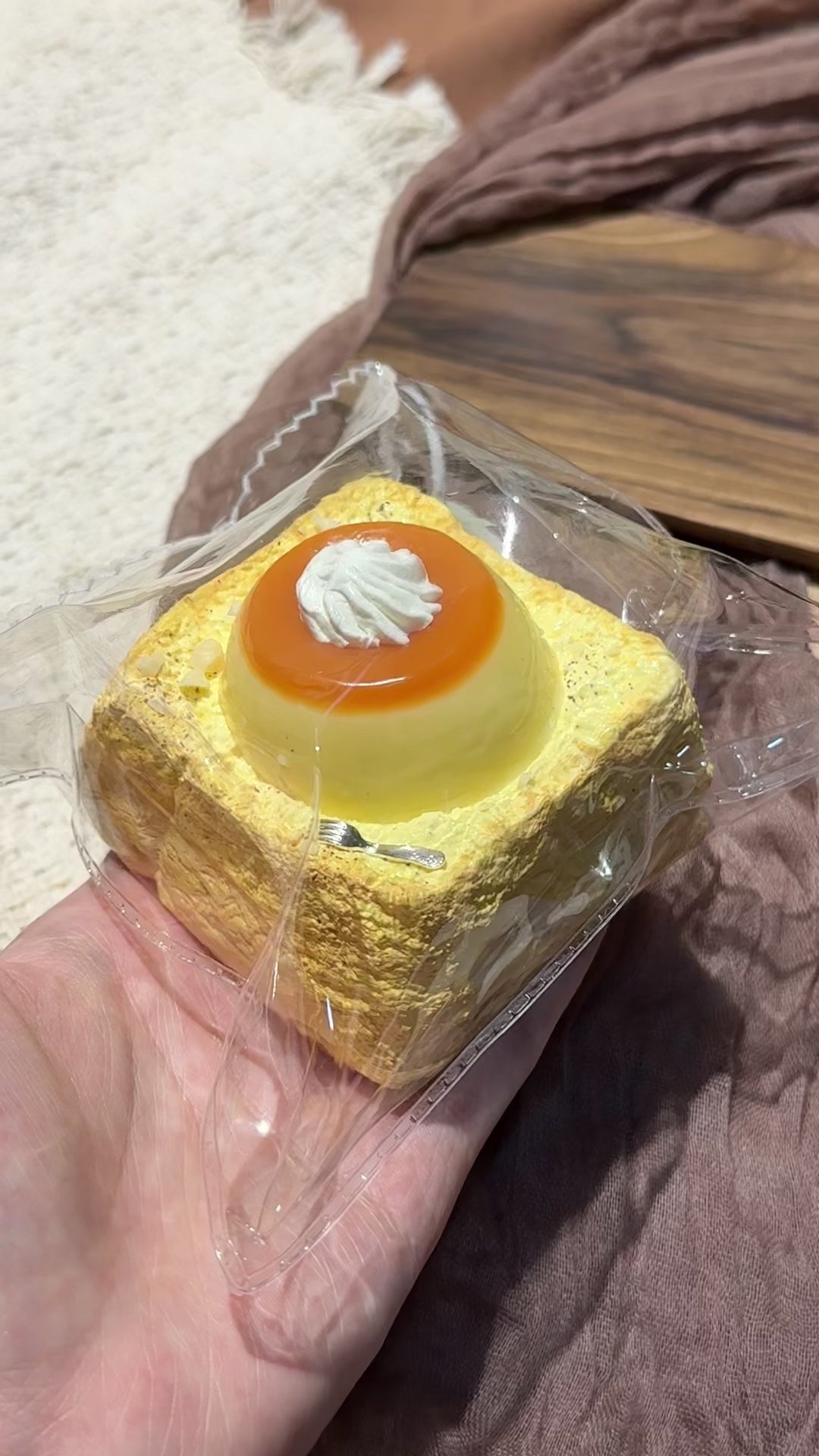 【Pudding Thick Toast】Squishy Stress Relief Toy