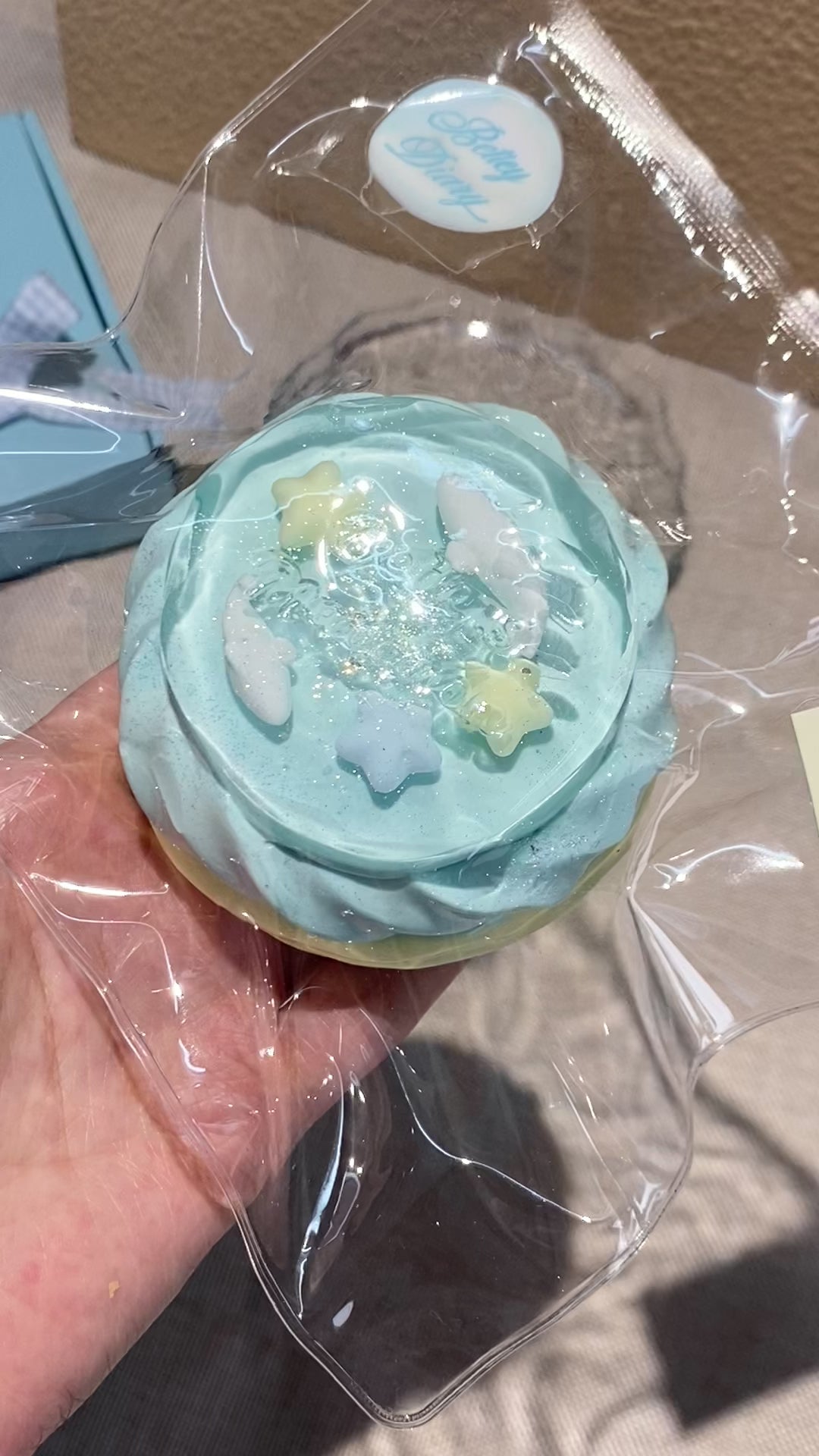 【Glass Seahorse Macaron】Squishy stress relief toy