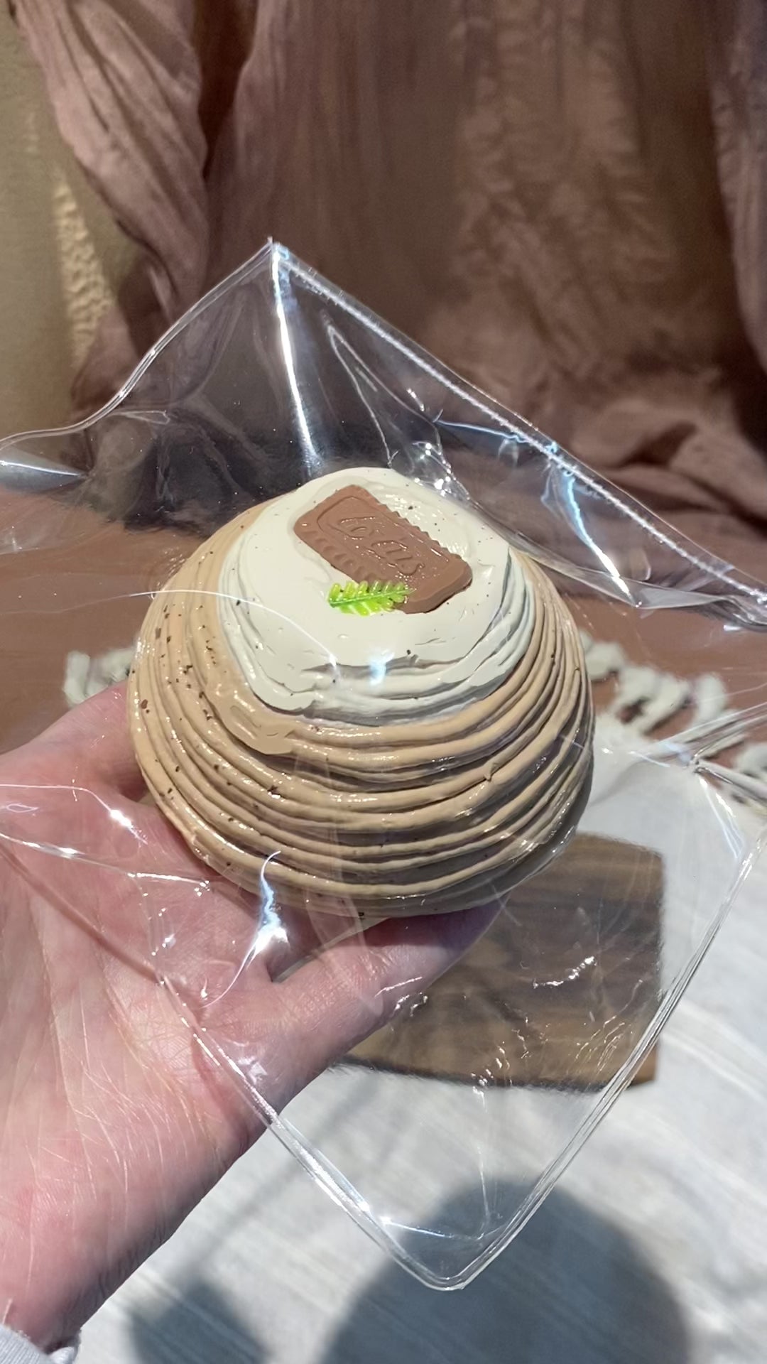 【Chestnut Cocoa Mont Blanc】Squishy stress relief toy