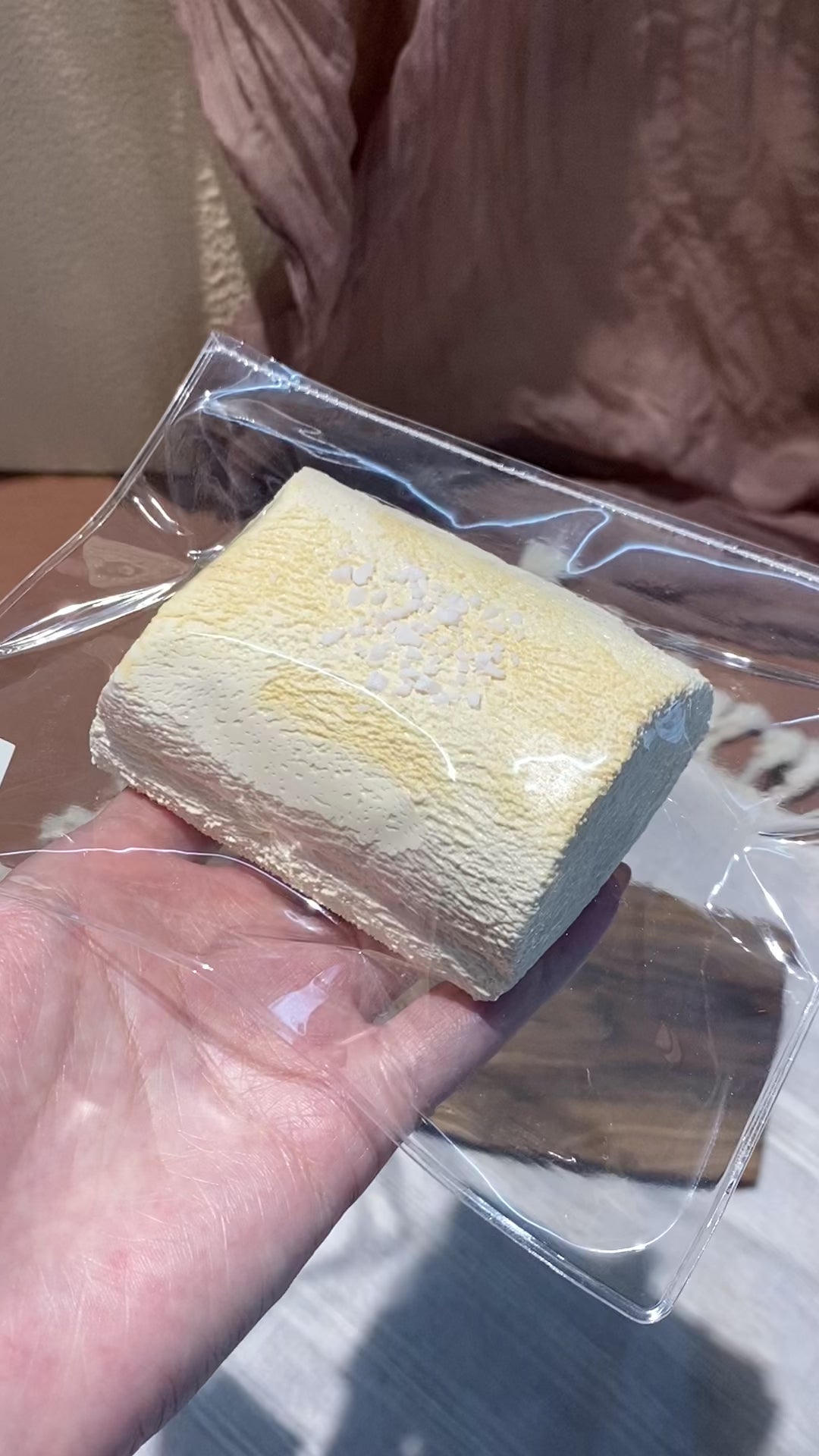 【Caramel Flavored Double Layer Marshmallows】Squishy stress relief toy