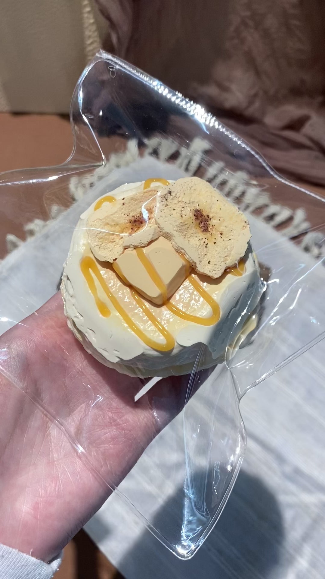 【Banana Syrup Pancakes】Squishy stress relief toy