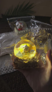 【Pumpkin Bear Crystal Ball】Squishy stress relief toy