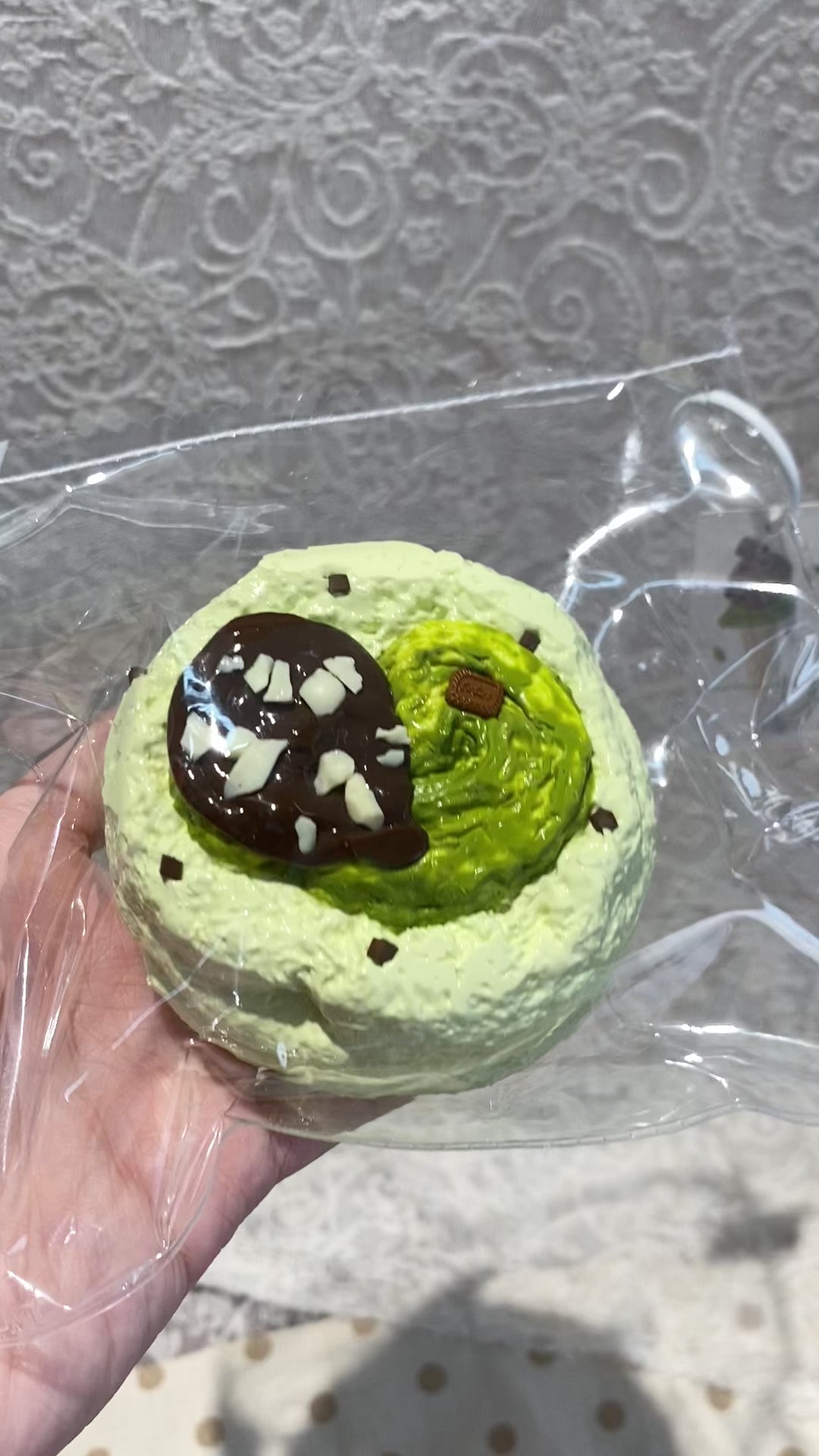 【Matcha Chocolate Palmier Toast】Squishy stress relief toy