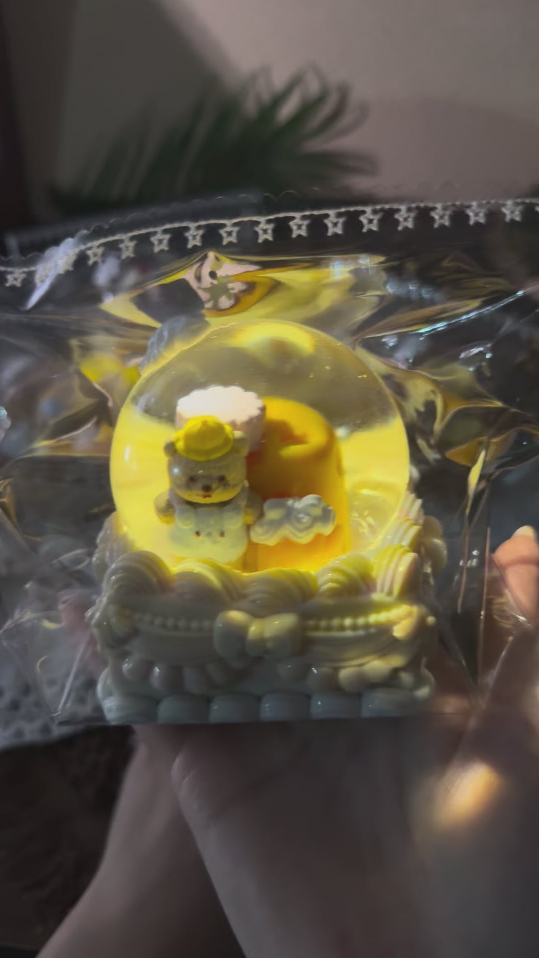 【Butter Cheese Bear Crystal Ball】Squishy stress relief toy